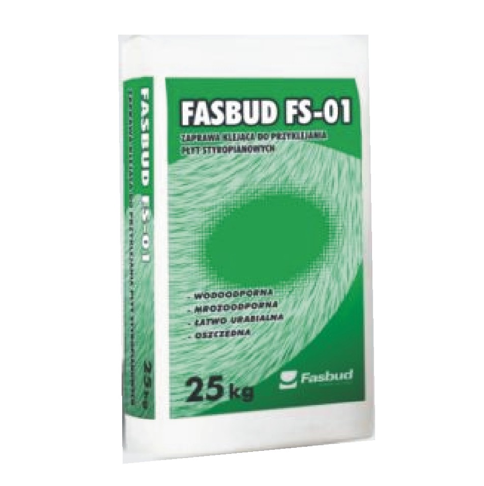 KLEJ DO STYROPIANU FS01 25KG Fasbud