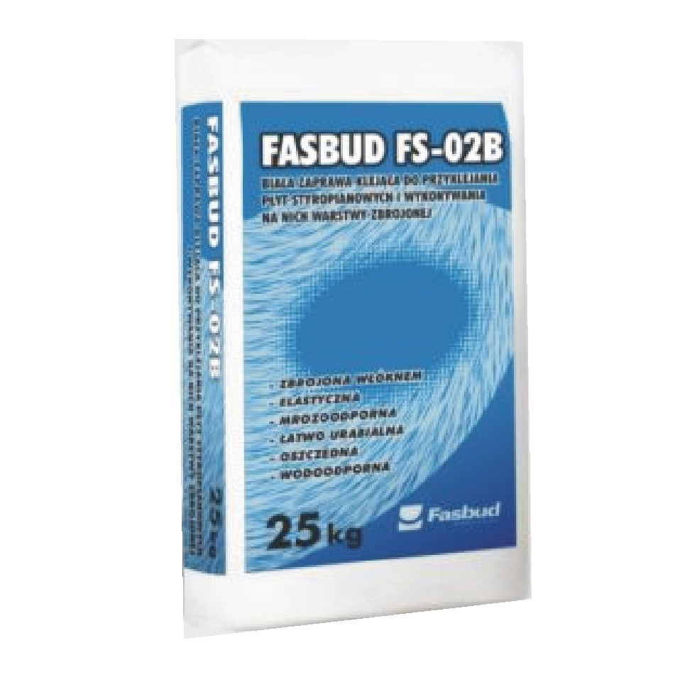 KLEJ DO SIATKI BIAŁY FS02B 25KG Fasbud