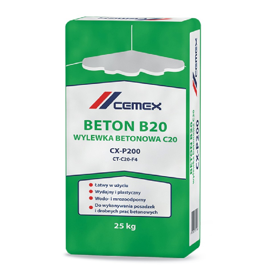 BETON B20 CX-P200 25KG Cemex