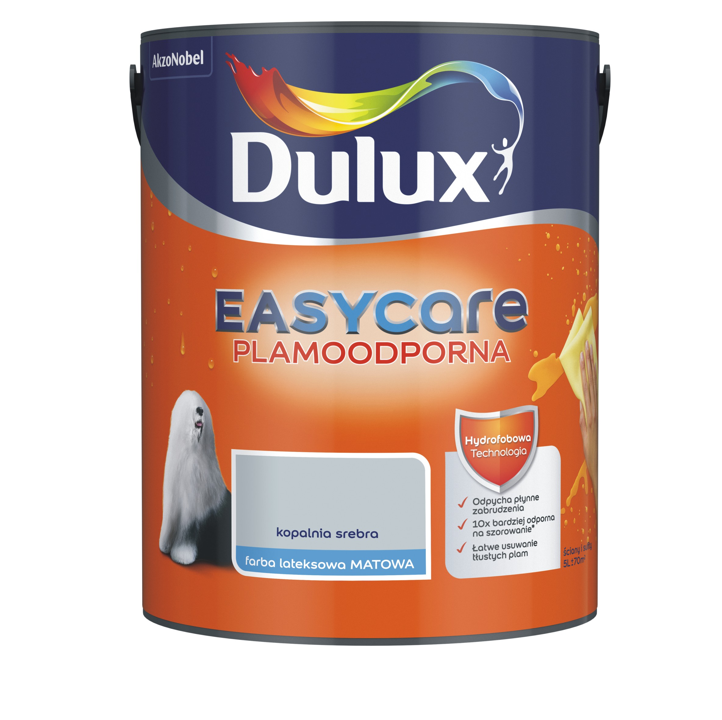 Farba Dulux EasyCare kopalnia srebra 5l