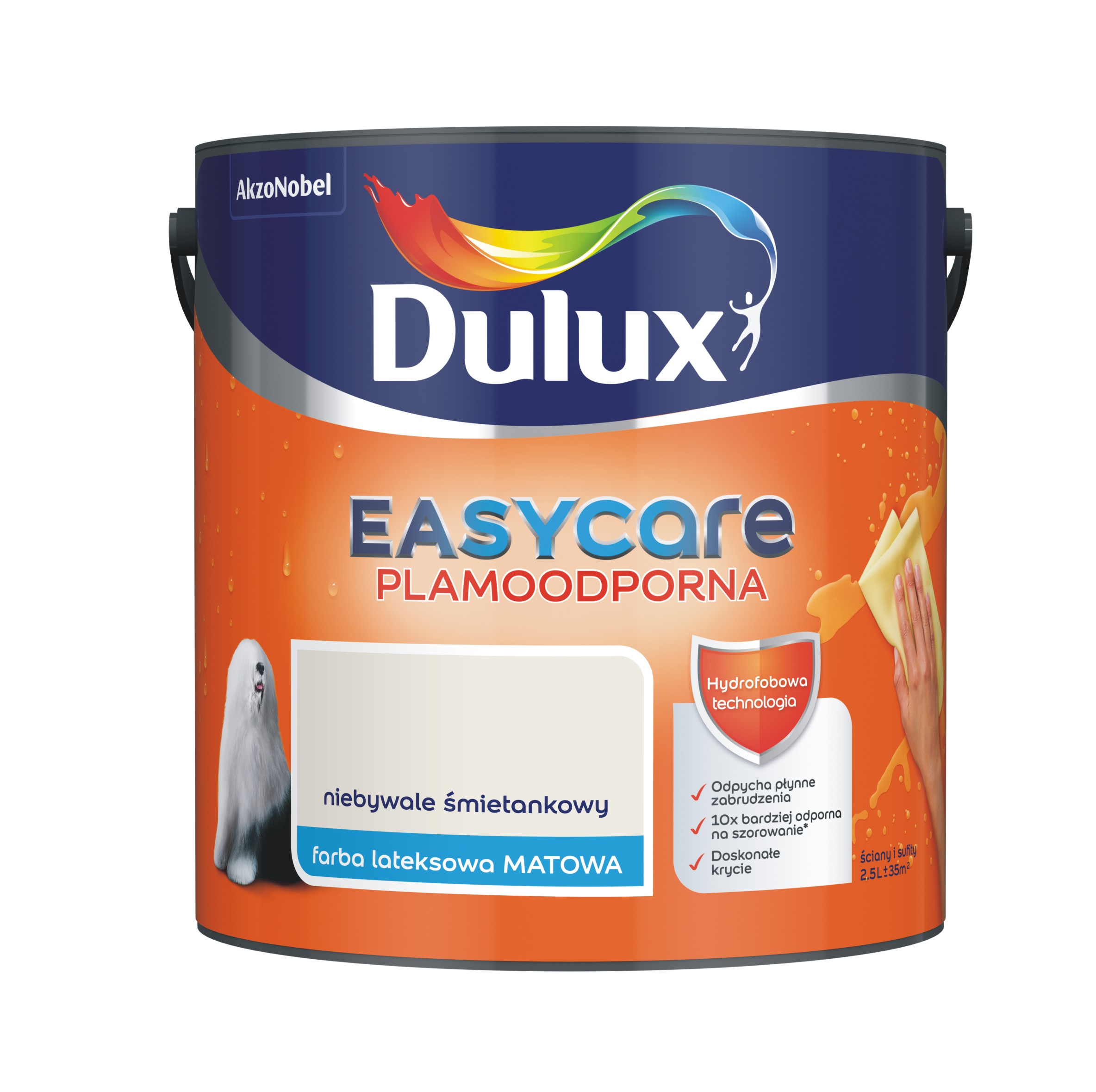 Farba Dulux EasyCare niebywale śmietankowy 2,5l