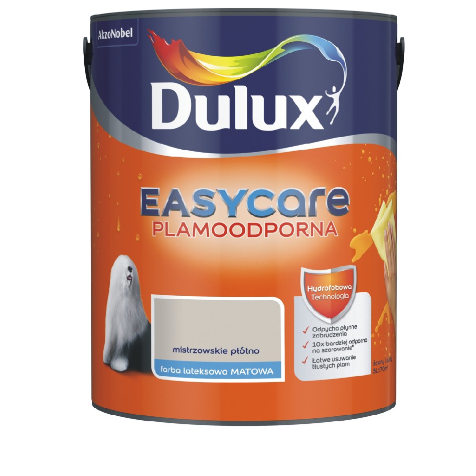 Farba Dulux EasyCare mistrzowskie płótno 5l