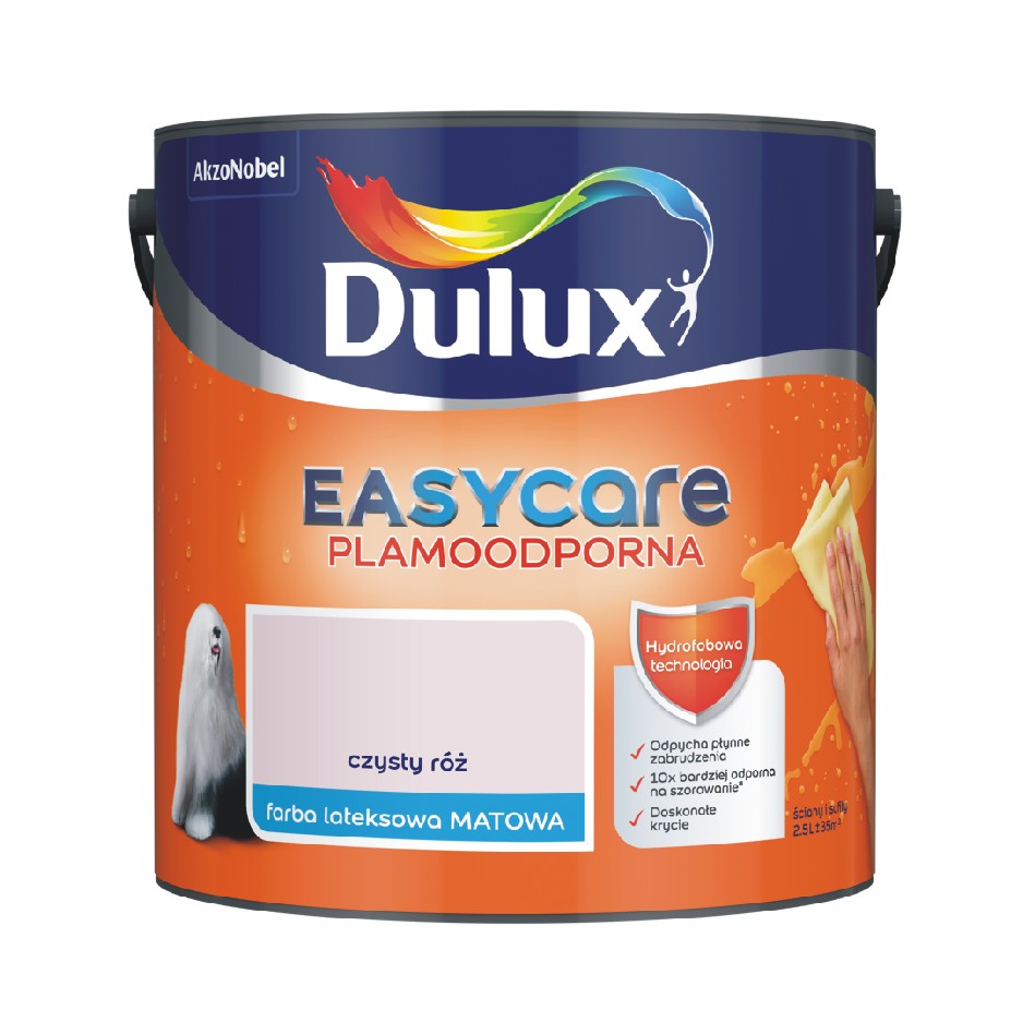 Farba Dulux EasyCare czysty róż 2,5l