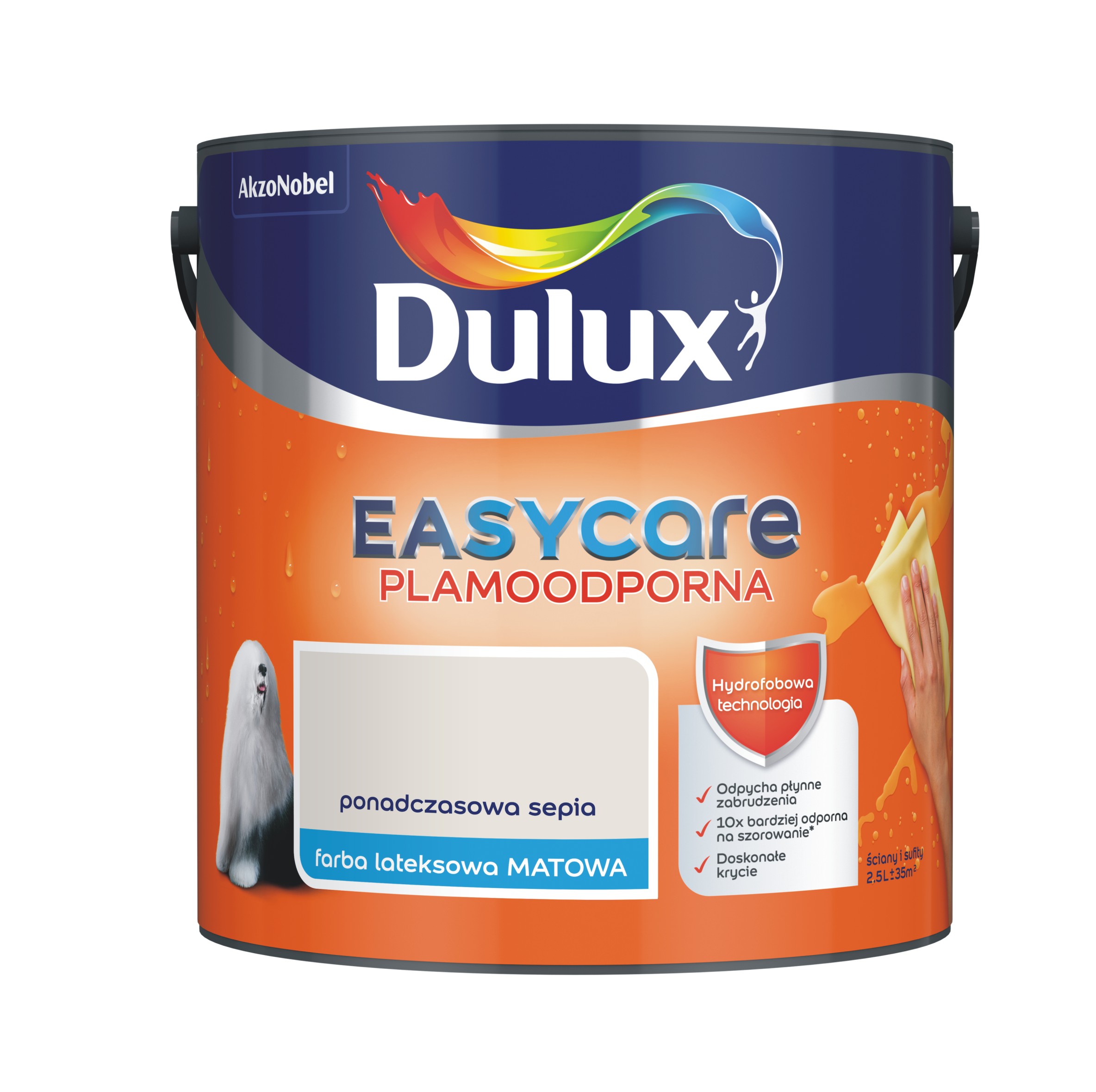 Farba Dulux EasyCare ponadczasowa sepia 2,5l