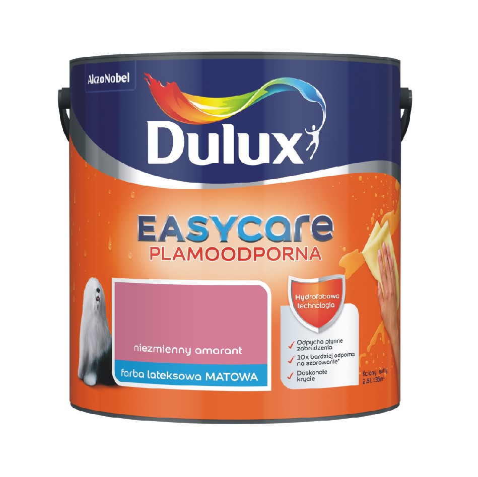 Farba Dulux EasyCare niezmienny amarant 2,5l