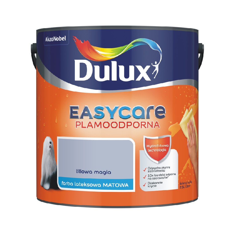 Farba Dulux EasyCare liliowa magia 2,5l