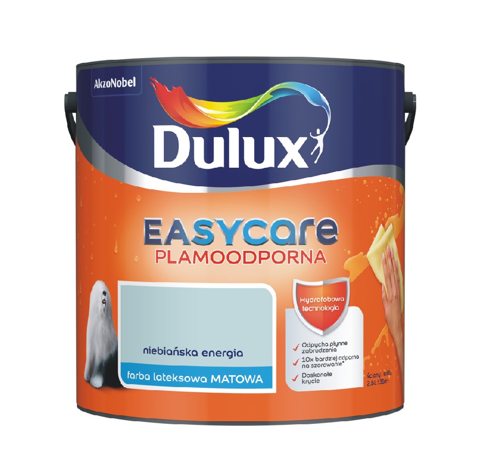 Farba Dulux EasyCare niebiańska energia 2,5l