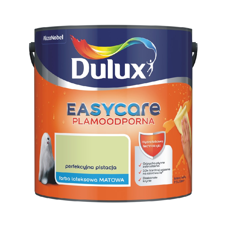 Farba Dulux EasyCare perfekcyjna pistacja 2,5l