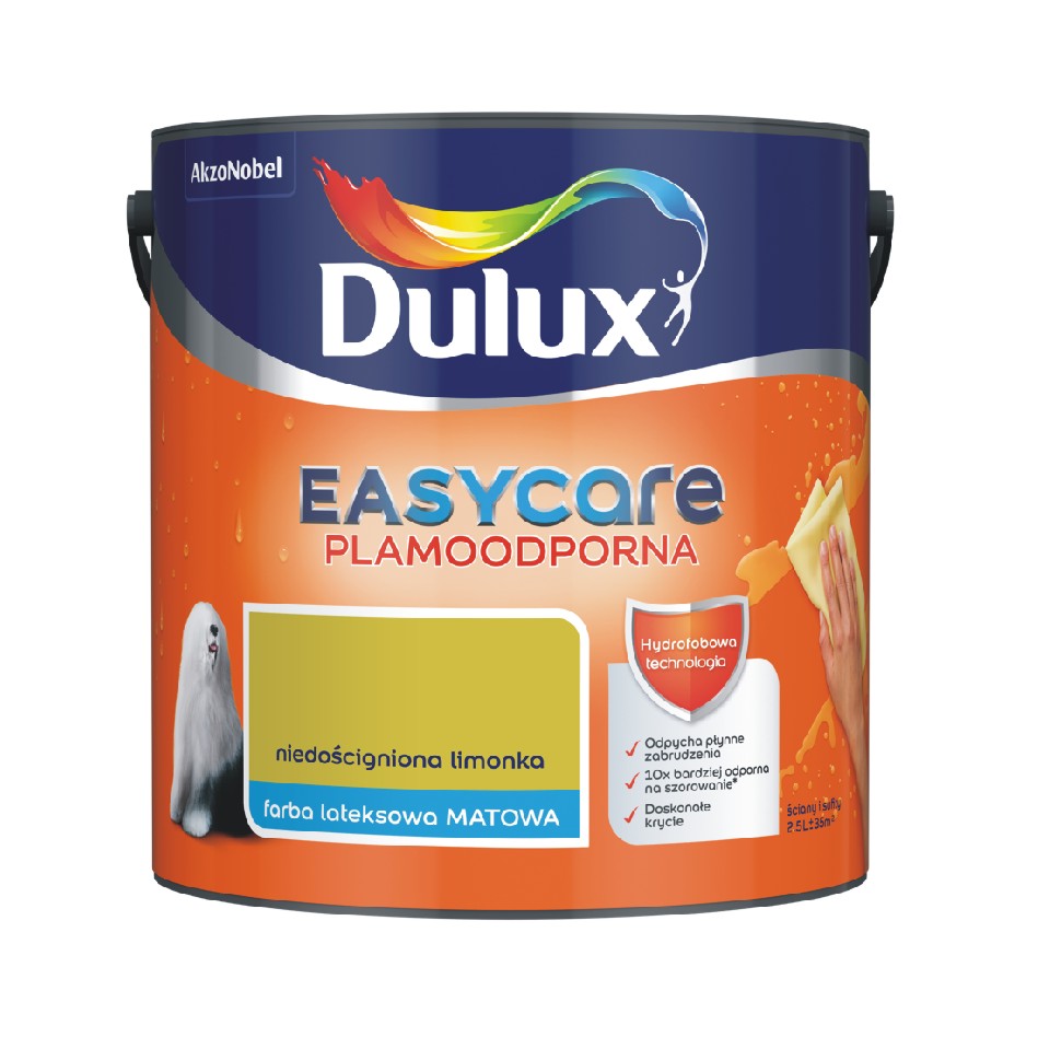 Farba Dulux EasyCare niedościgniona limonka 2,5l