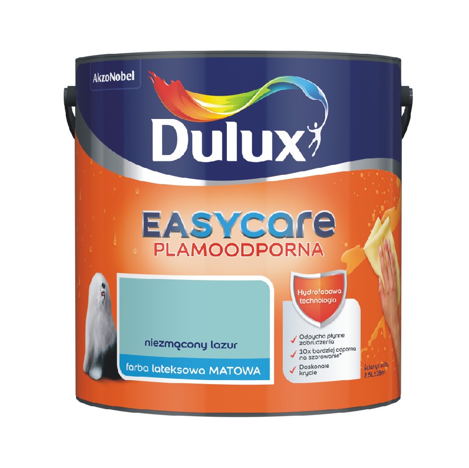 Farba Dulux EasyCare niezmącony lazur 2,5l