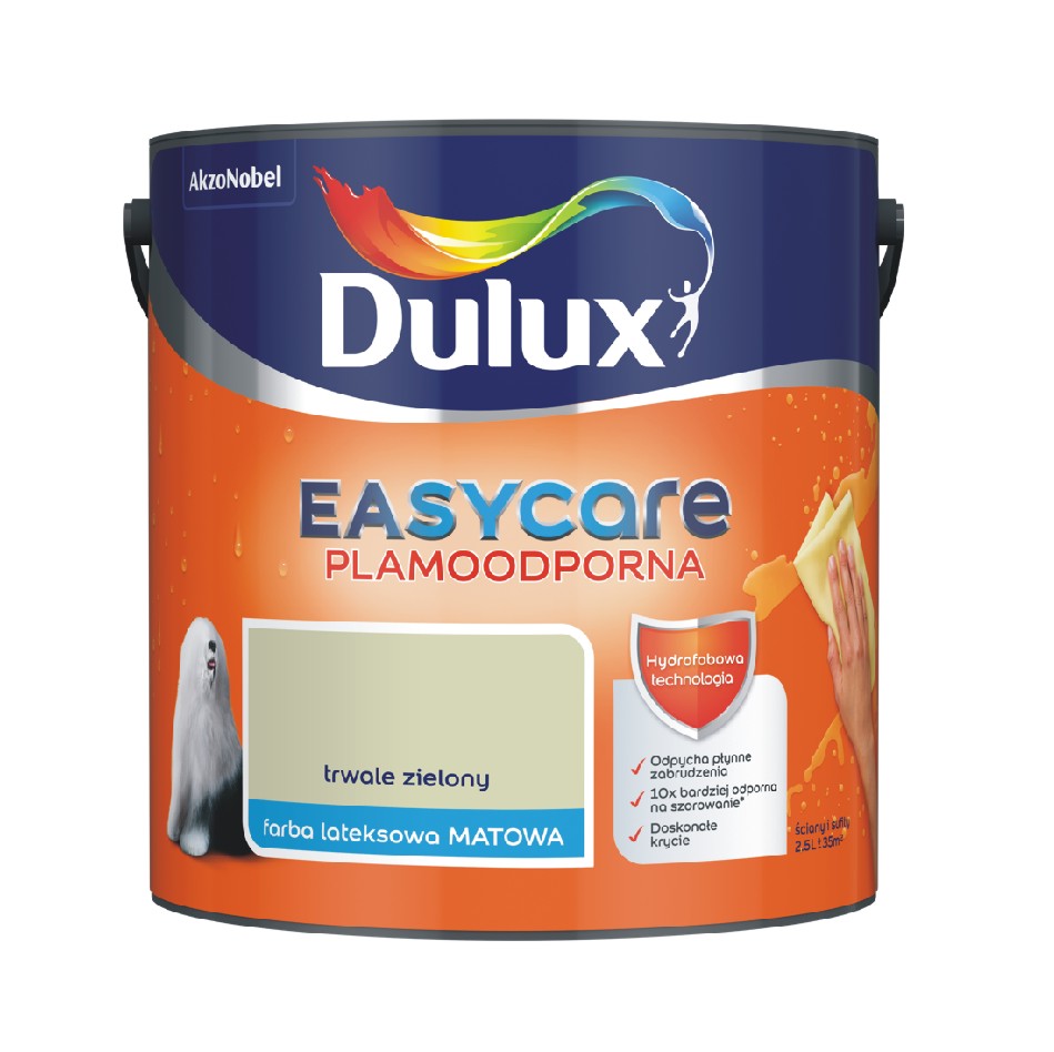 Farba Dulux EasyCare trwale zielony 2,5l