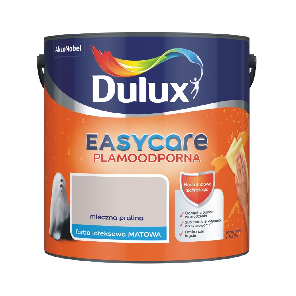 Farba Dulux EasyCare mleczna pralina 2,5l