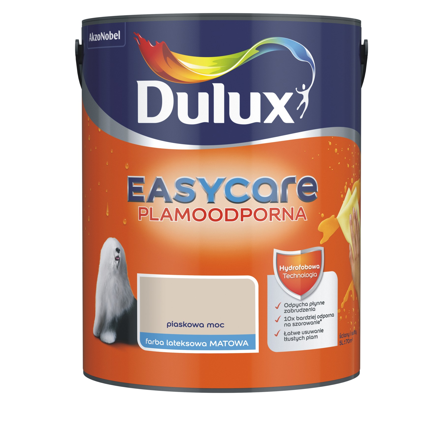 Farba Dulux EasyCare piaskowa moc 5l