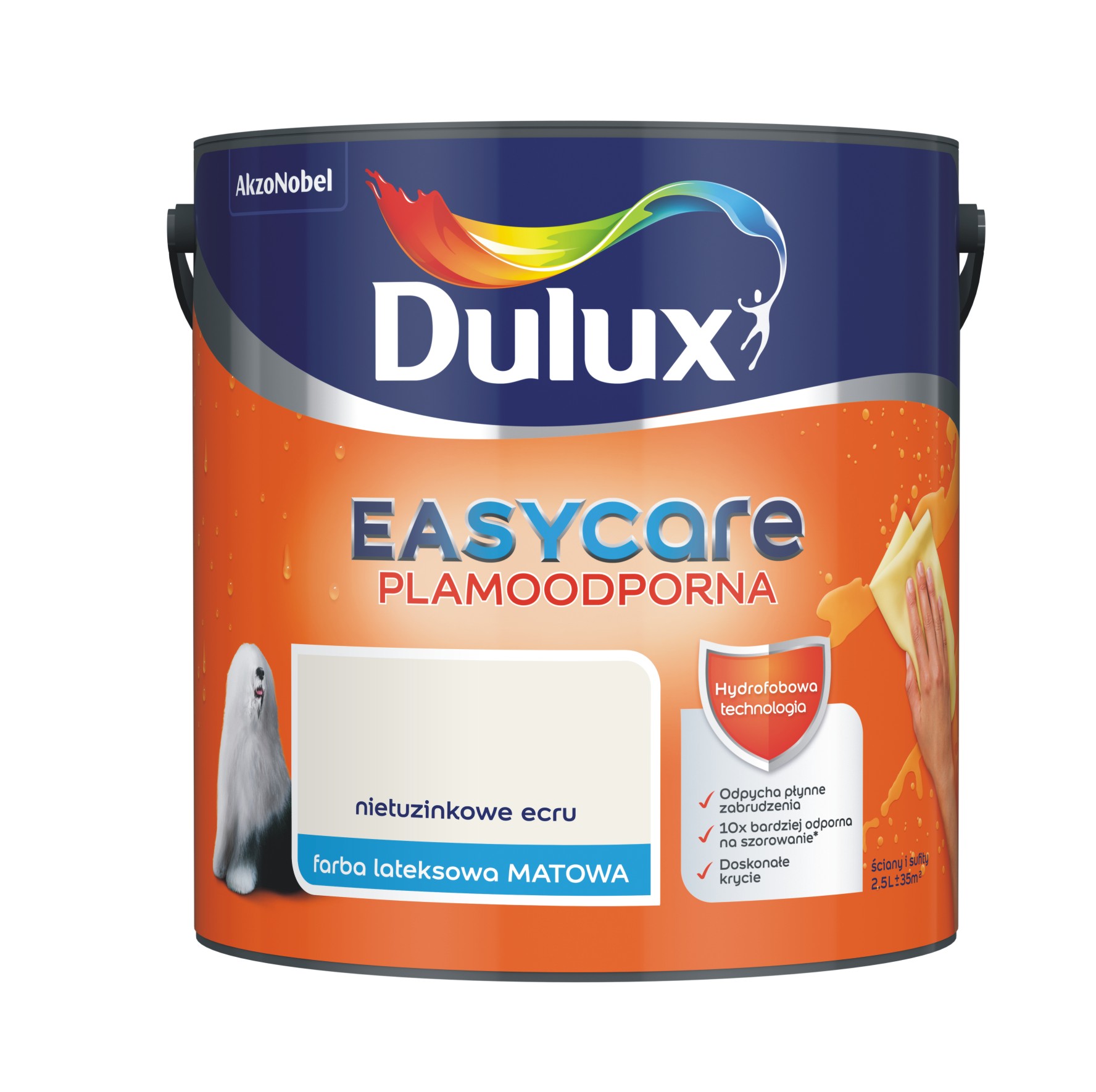 Farba Dulux EasyCare nietuzinkowe ecru 2,5l