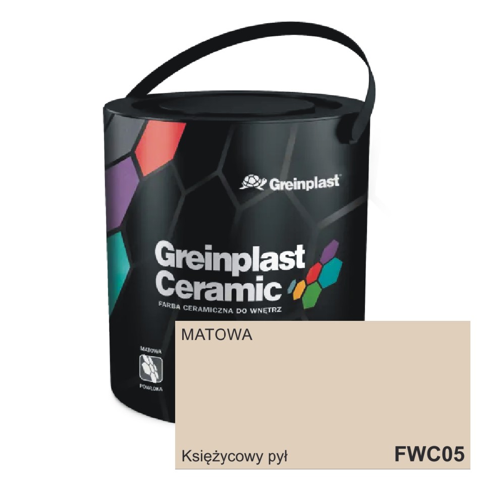 Farba CERAMICZNA 05 Księżycowy pył 2,5L Greinplast