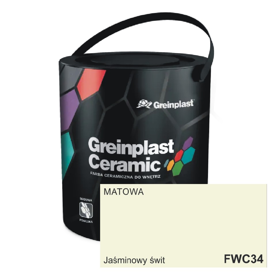 Farba CERAMICZNA 34 Jaśminowy świt 2,5L Greinplast