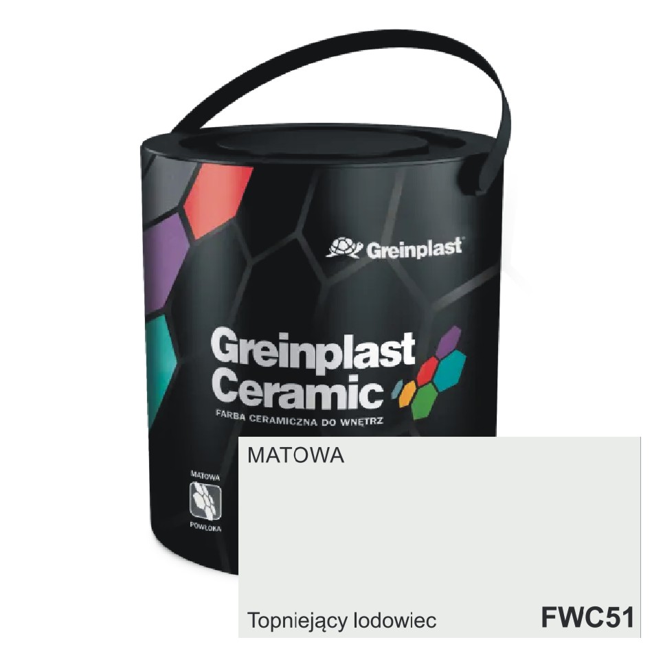 Farba CERAMICZNA 51 Topniejący lodowiec 1L Greinplast