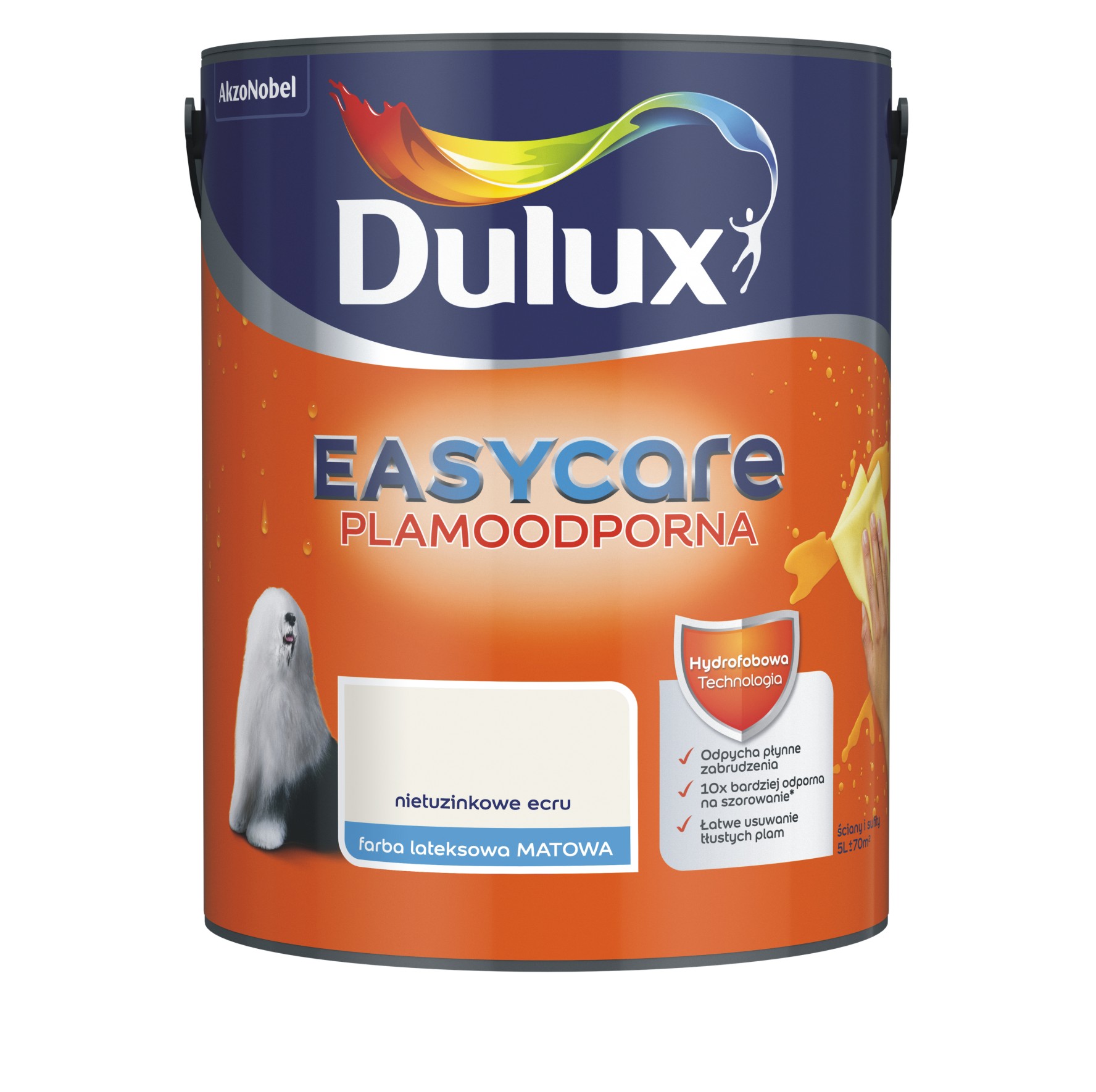 Farba Dulux EasyCare nietuzinkowe ecru 5l