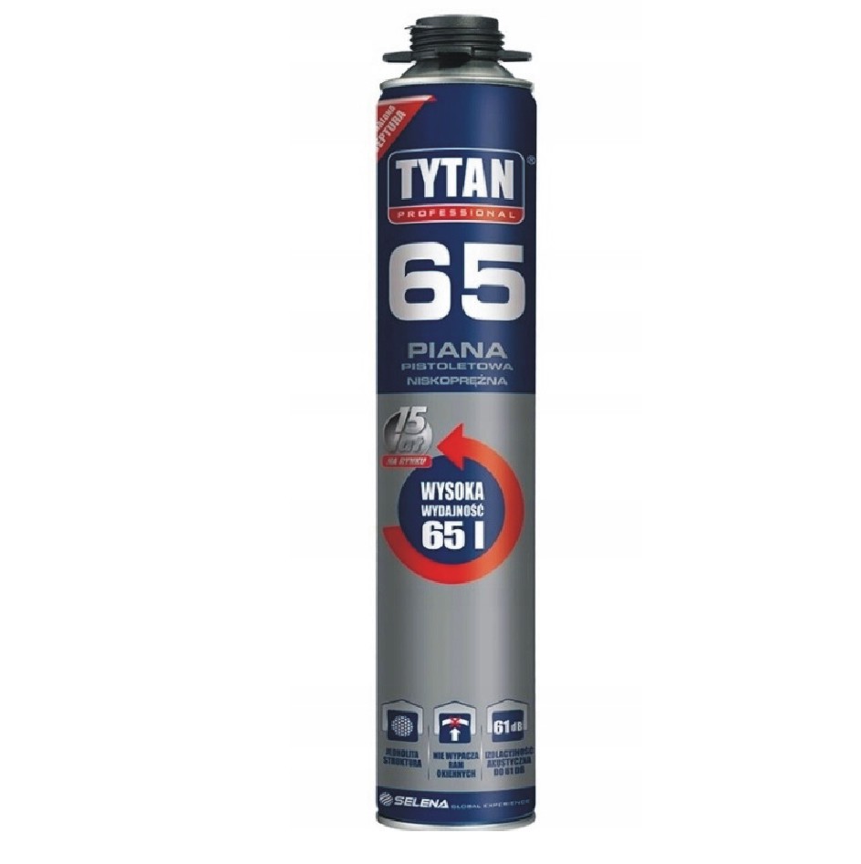 PIANA PISTOLETOWA PROFESSIONAL 65 NISKOPRĘŻNA 750ML Tytan