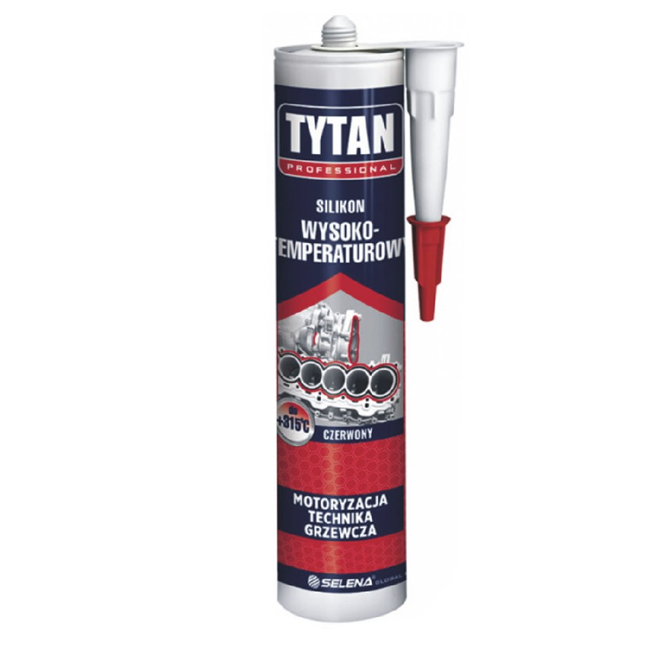 SILIKON WYSOKOTEMPERATUROWY 280ML Tytan