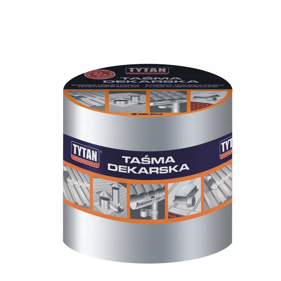 TAŚMA DEKARSKA USZCZELNIAJĄCA 150MMX10MB ALUMINIUM Tytan