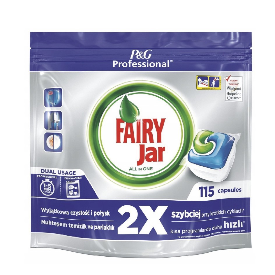 FAIRY KAPSUŁKI DO ZMYWARKI 115 SZT