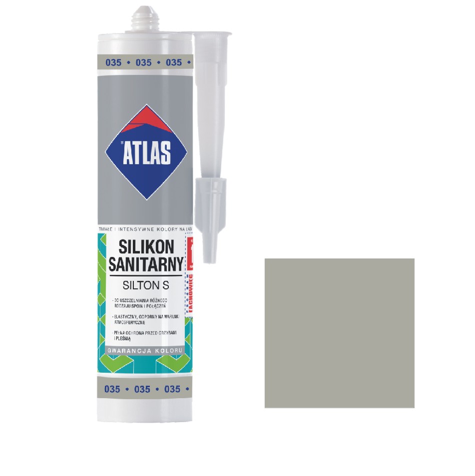 ATLAS SILIKON SILTON S 035 280ML Szary