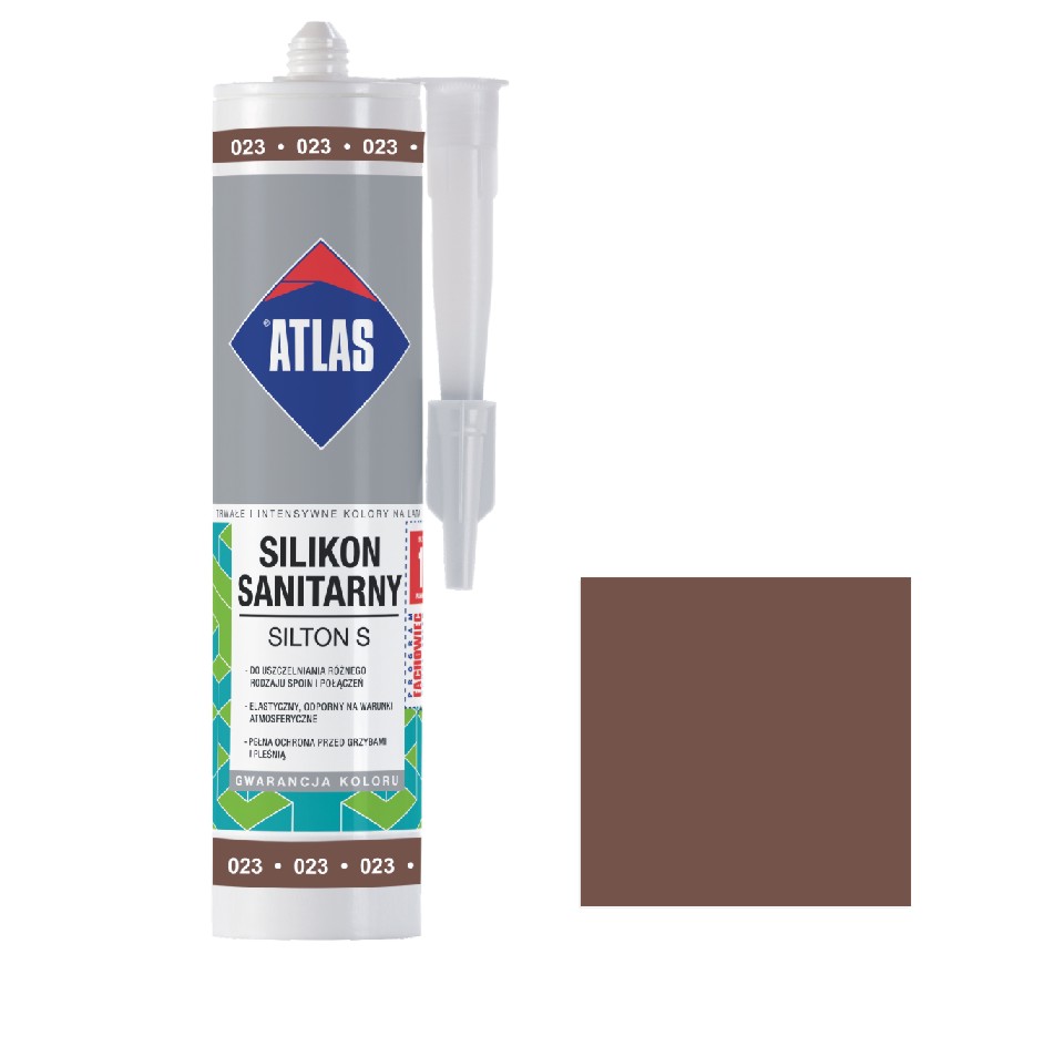 ATLAS SILIKON SILTON S 023 280ML Brązowy