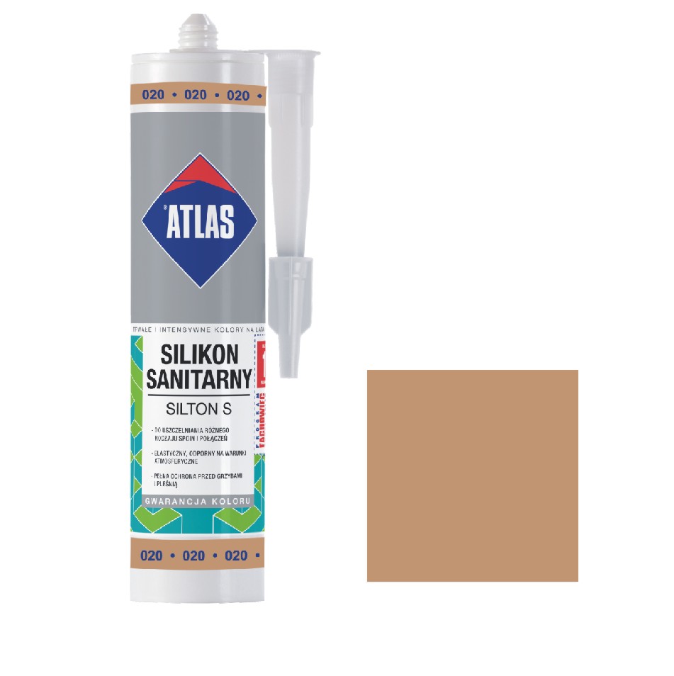 ATLAS SILIKON SILTON S 020 280ML Beż