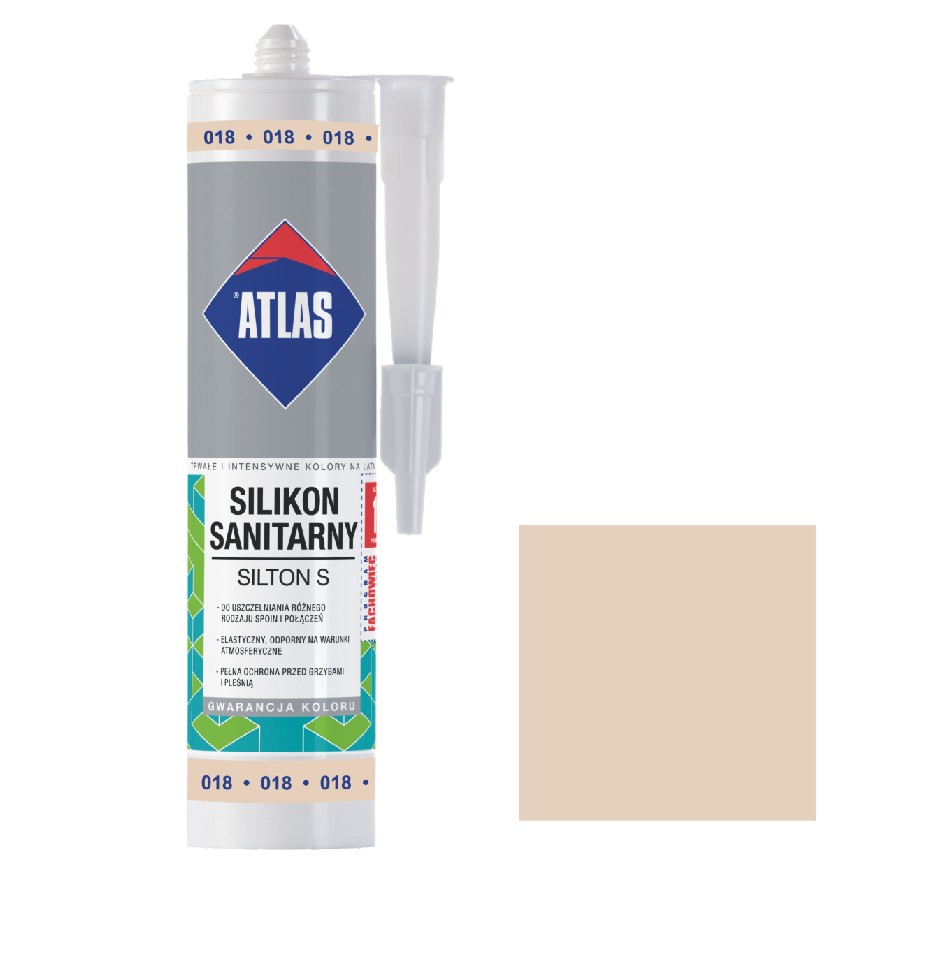 ATLAS SILIKON SILTON S 018 280ML Beż pastelowy