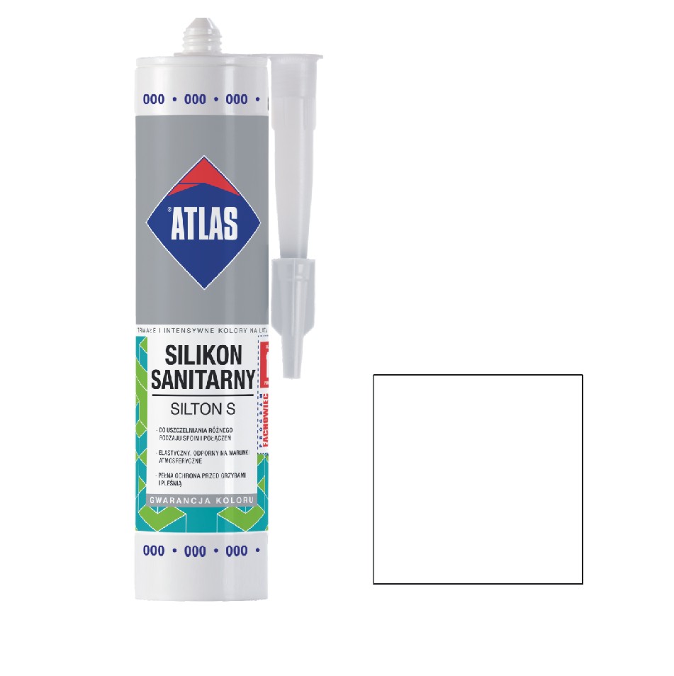 ATLAS SILIKON SILTON S 000 280ML Transparentny