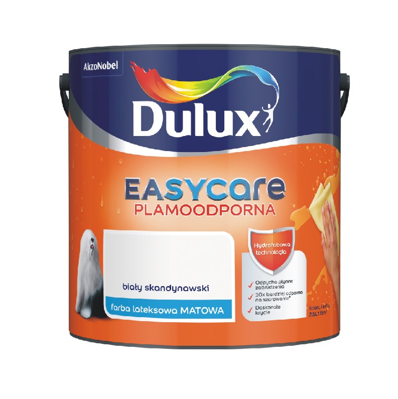 Farba Dulux EasyCare biały skandynawski 2,5l