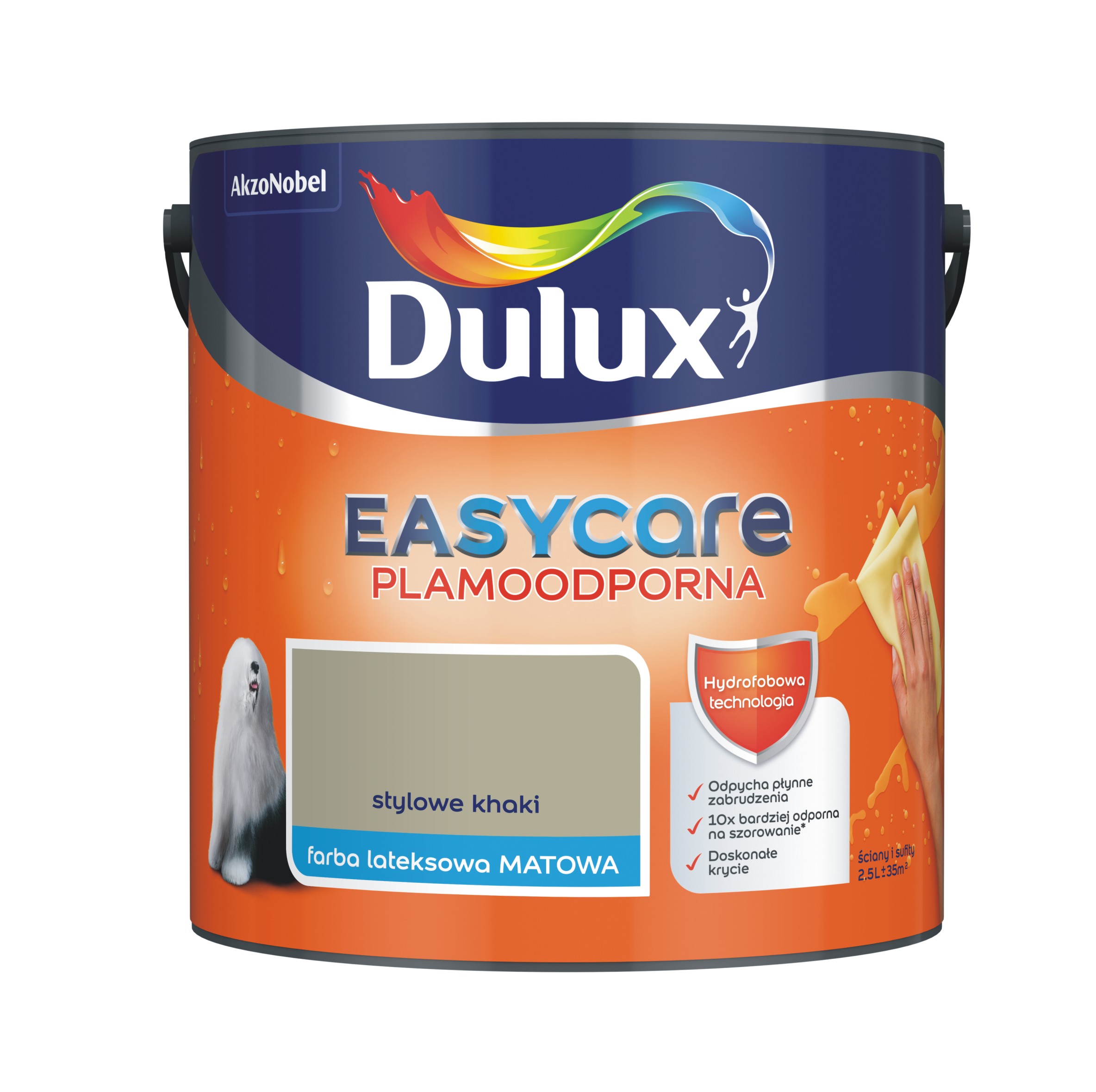 Farba Dulux EasyCare stylowe khaki 2,5l