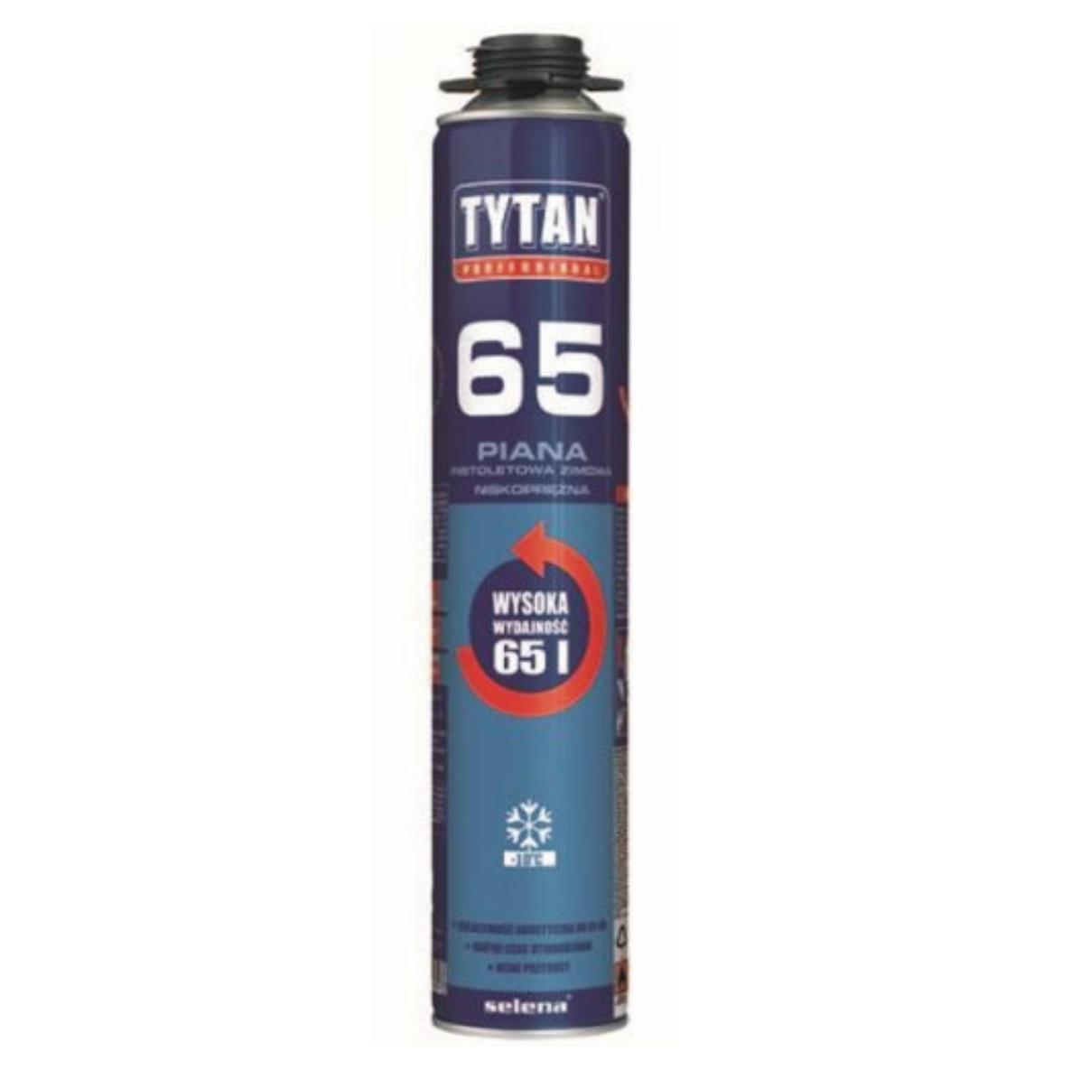 PIANA PISTOLETOWA PROFESSIONAL 65 NISKOPRĘŻNA zimowa 750ML Tytan