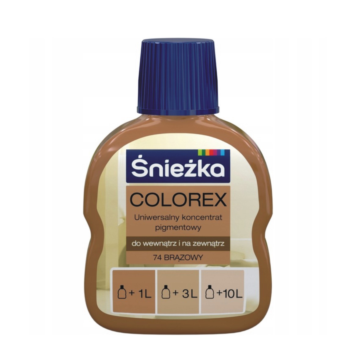 PIGMENT DO FARB 74 Brązowy 100 ml ŚNIEŻKA