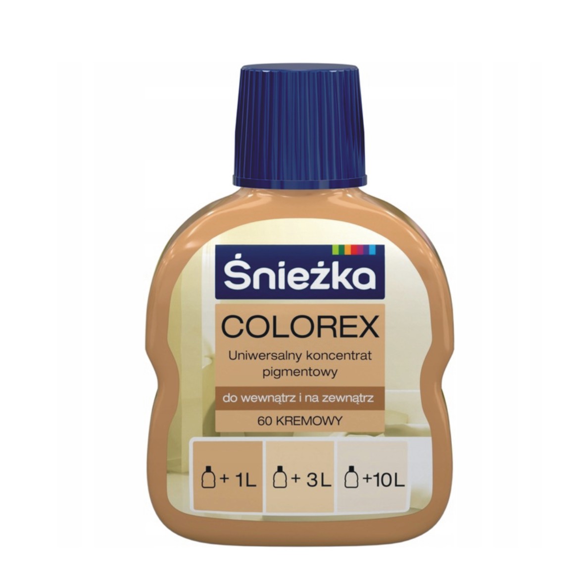 PIGMENT DO FARB 60 Kremowy 100 ml ŚNIEŻKA