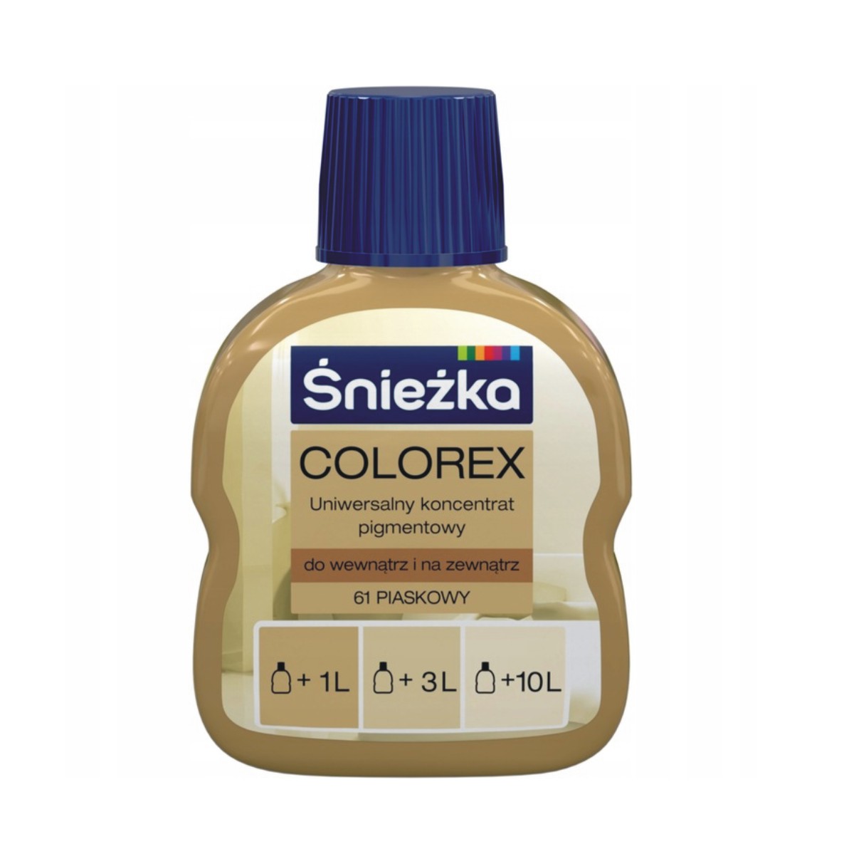 PIGMENT DO FARB 61 Piaskowy 100 ml ŚNIEŻKA