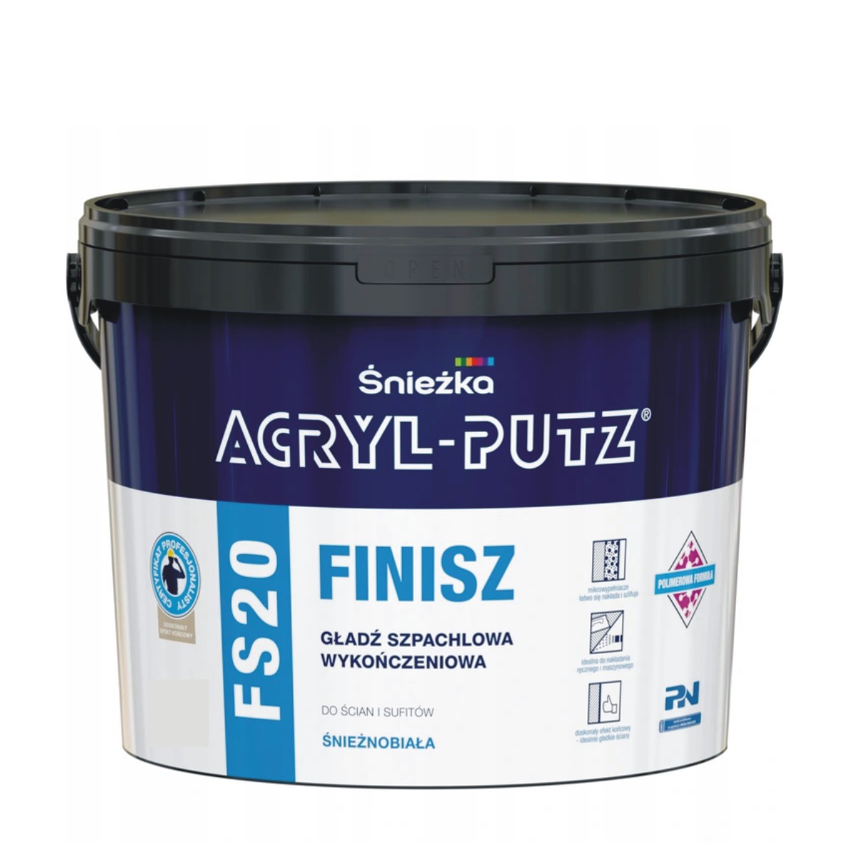 GŁADŹ SZPACHLOWA ACRYL-PUTZ FS20 8KG Śnieżka