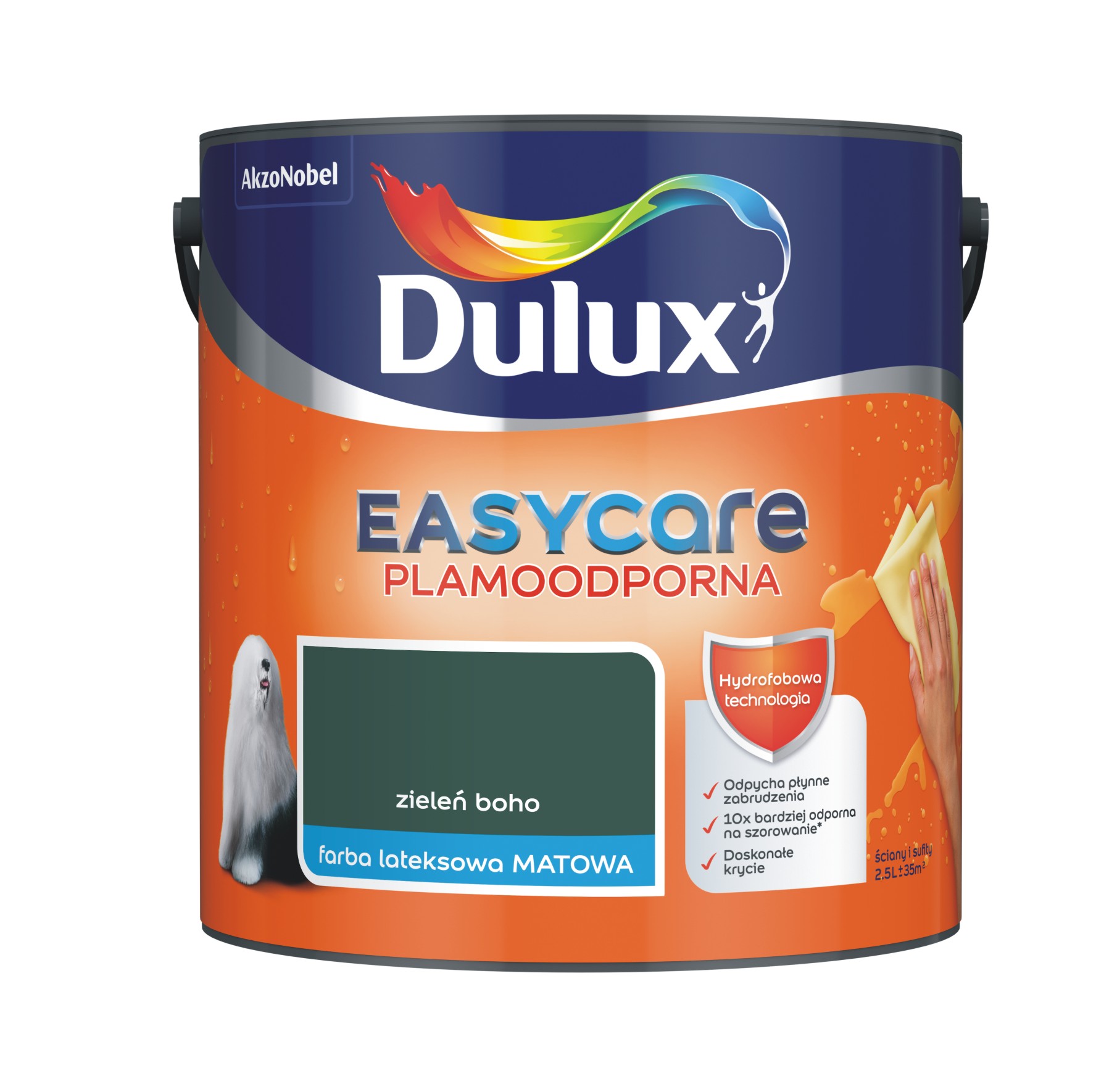 Farba Dulux EasyCare zieleń boho 2,5l