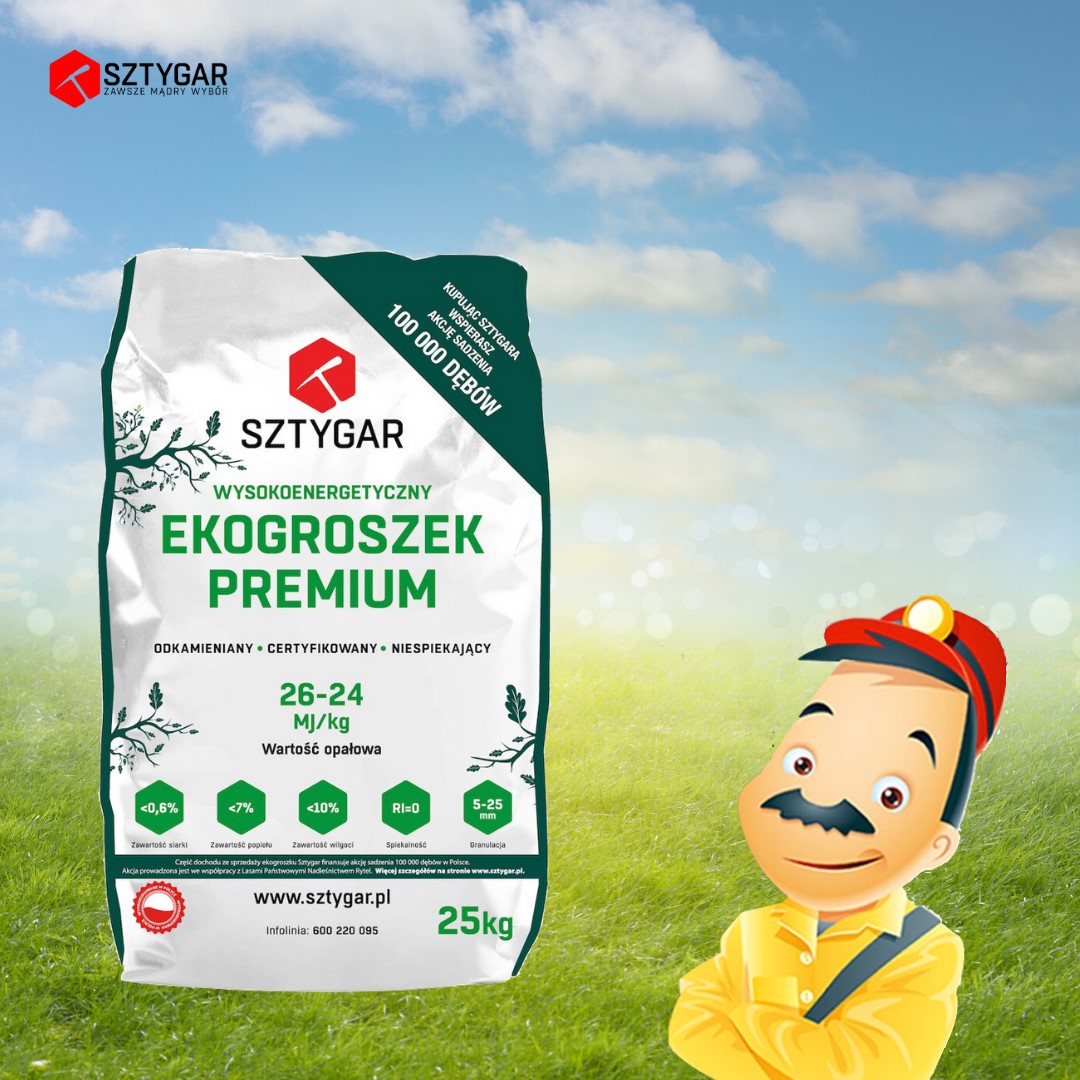 EKO-GROSZEK 25 KG SZTYGAR PREMIUM CN 2701