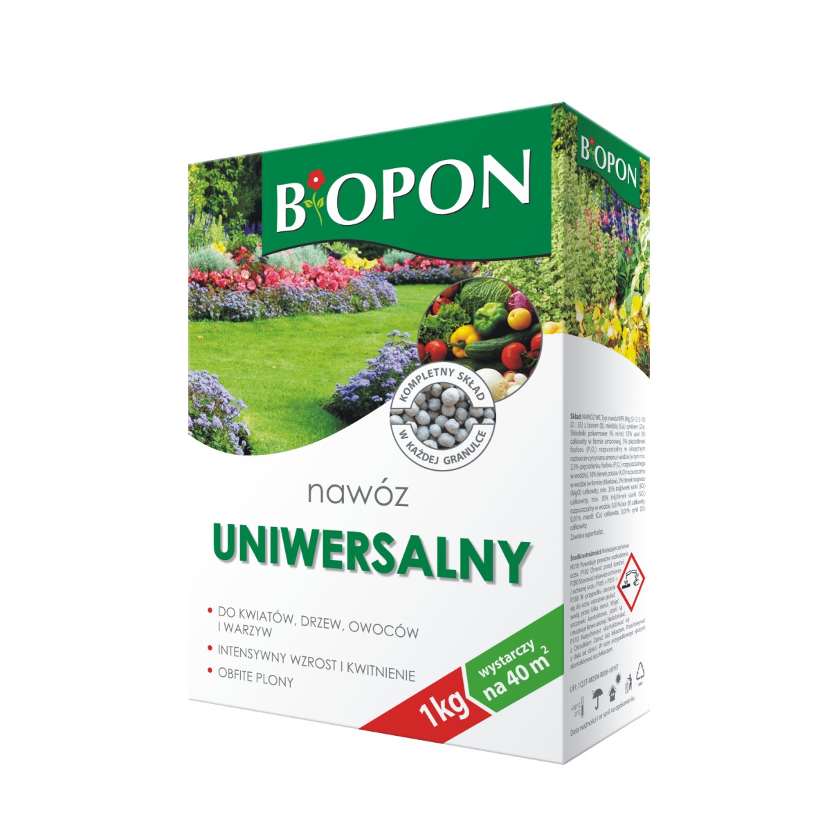 NAWÓZ UNIWERSALNY GRANULAT 1KG Biopon