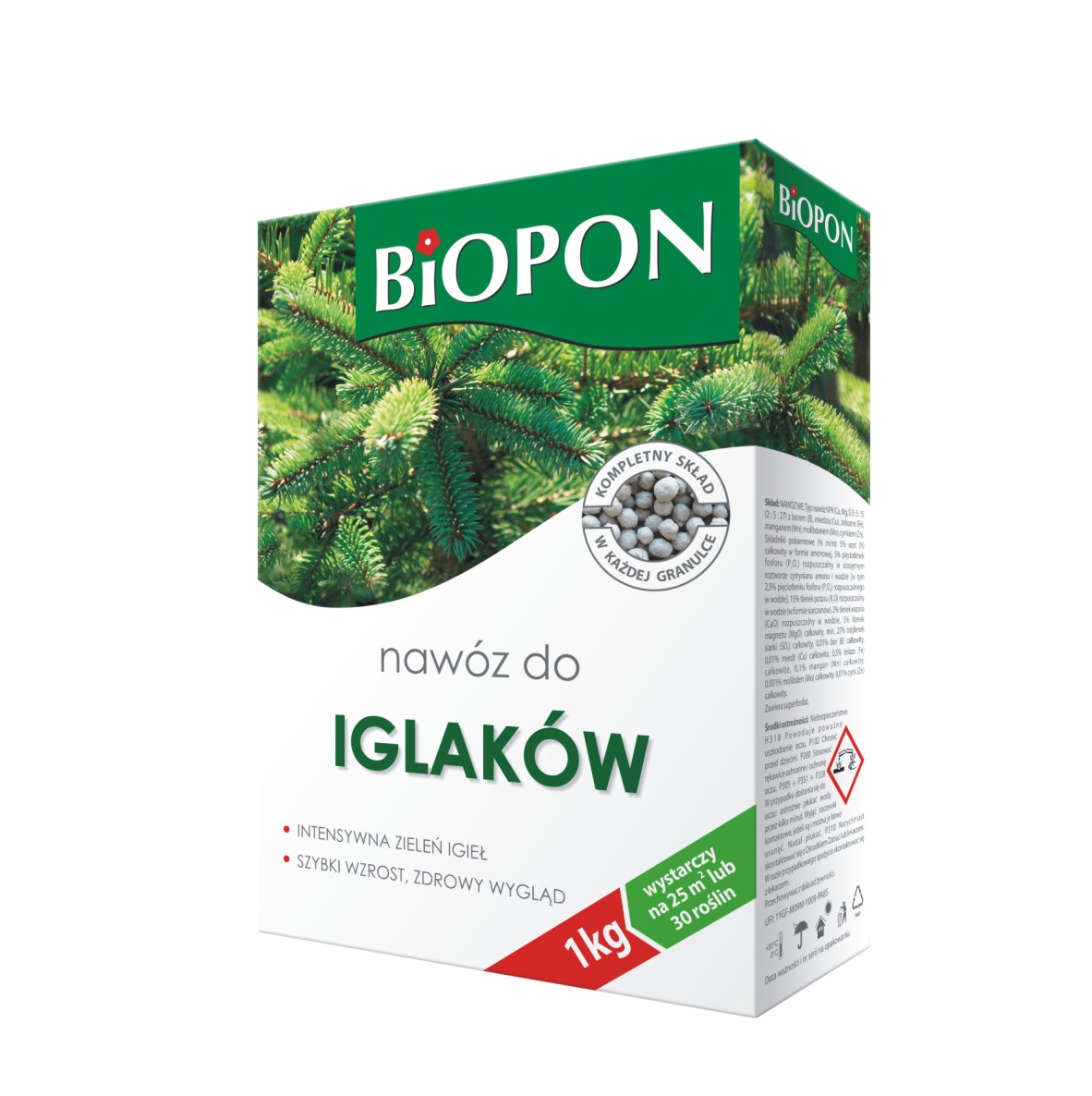 NAWÓZ DO IGLAKÓW GRANULAT 1KG Biopon