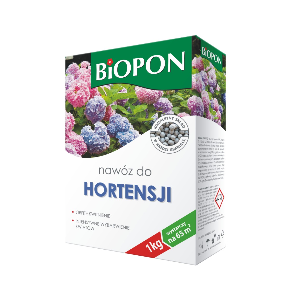 NAWÓZ DO HORTENSJI GRANULAT 1KG Biopon