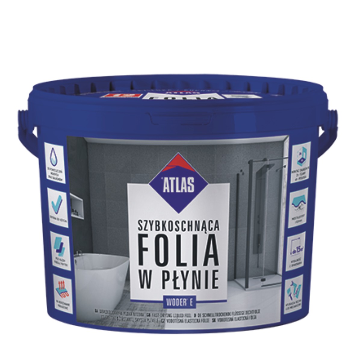 ATLAS WODER E 2KG szybkoschnąca folia w płynie