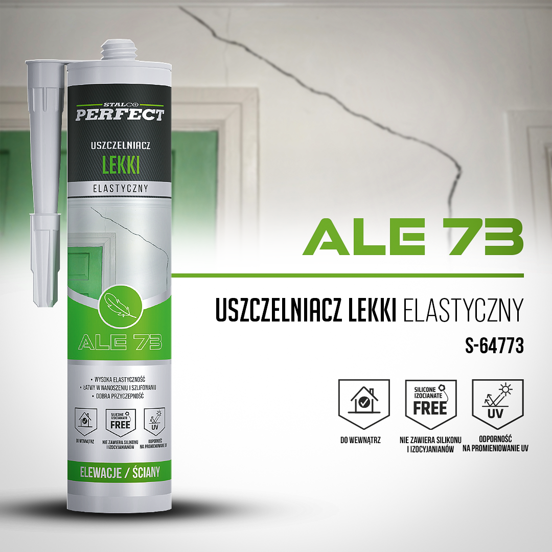 USZCZELNIACZ AKRYL LEKKI ELASTYCZNY 280ML 64773 Stalco