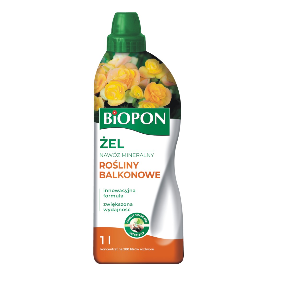 NAWÓZ DO ROŚLIN BALKONOWYCH ŻEL 1L Biopon