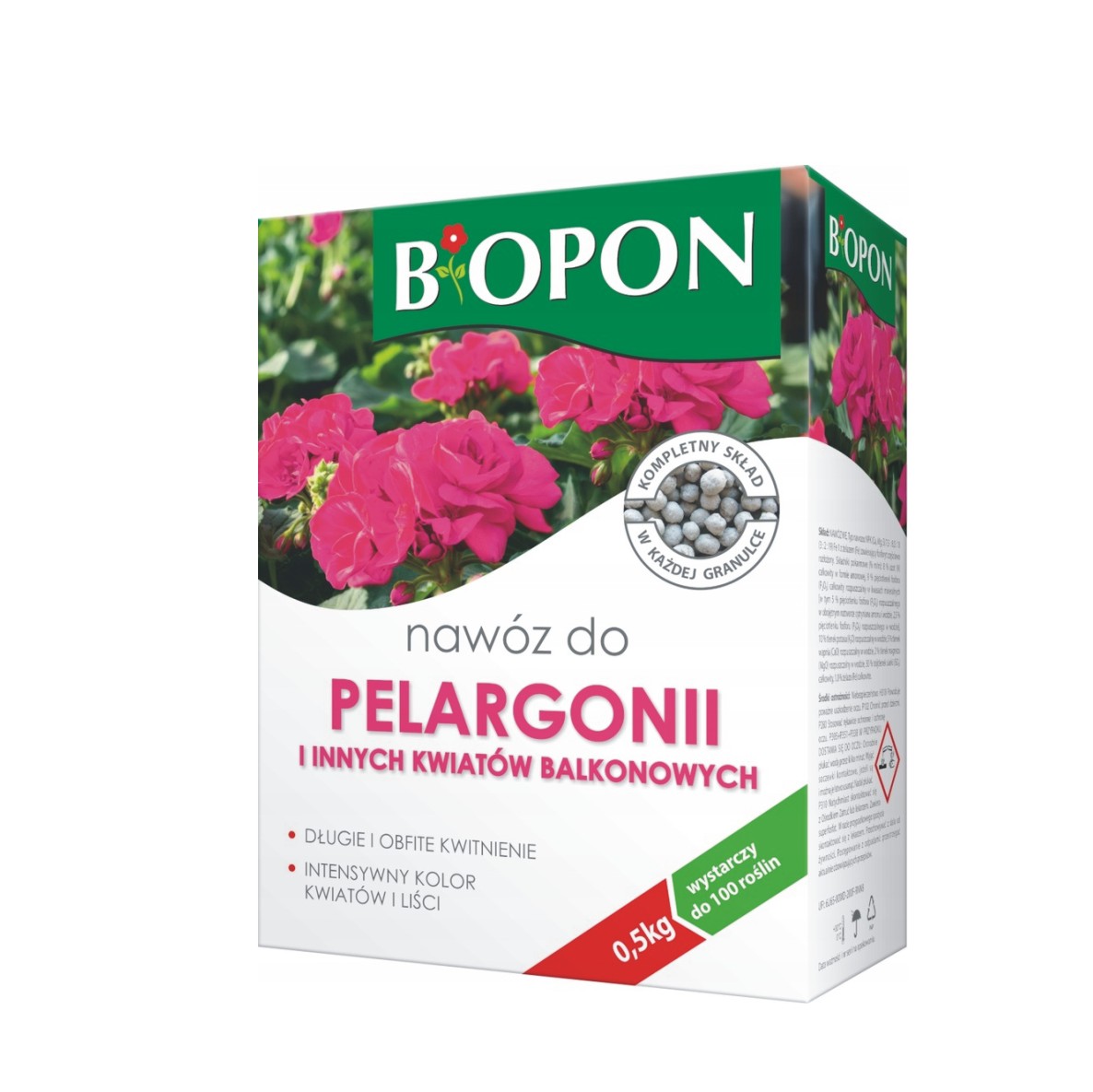 NAWÓZ DO PELARGONII 0,5KG Biopon