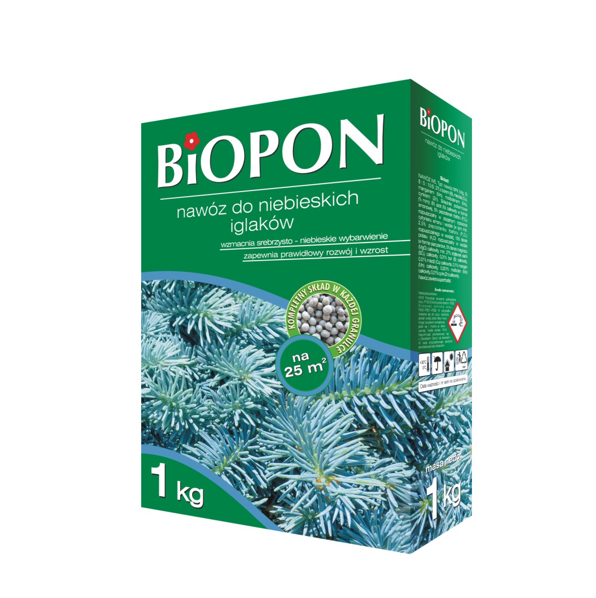 NAWÓZ DO IGLAKÓW NIEBIESKICH 1KG Biopon