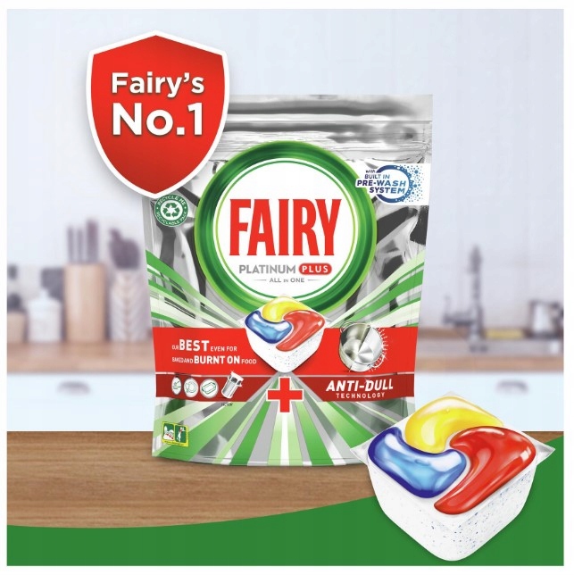 FAIRY TABLETKI DO ZMYWARKI PLATINUM 58 SZTUK