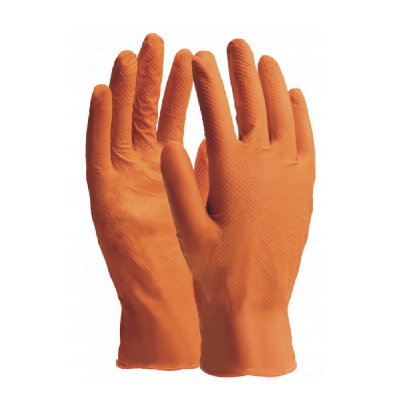 RĘKAWICE NITRAX GRIP ORANGE 8 (M) 76367